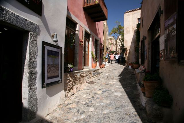 Monemvasia - Main street leading up to the town square